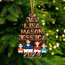 Load image into Gallery viewer, Personalized Family Sports Lover Christmas Ornament Ornament PopCulturePrints