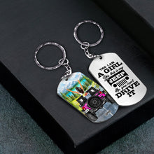 Load image into Gallery viewer, Personalized Jeep Lover Keychain Set - Fun and Stylish Designs Keychains PopCulturePrints