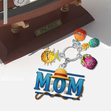 Load image into Gallery viewer, “For the Amazing Mom in Your Life” - Personalized Fruit Mom Keychain - Gift for Mom and Grandma Keychains PopCulturePrints