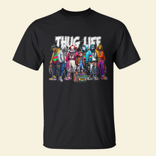 Load image into Gallery viewer, Thug Life Horror Icons Halloween Sweatshirt Shirts PopCulturePrints