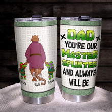 Load image into Gallery viewer, Personalized Master Dad Tumbler - Custom Ninja Theme Tumbler Cup PopCulturePrints