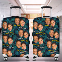 Load image into Gallery viewer, Personalized Couple Luggage Cover - Your Greatest Adventure Luggage Covers PopCulturePrints