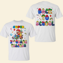 Load image into Gallery viewer, Super 1st Grade Teacher Shirt - Personalized Gifts for Back to School Shirts PopCulturePrints