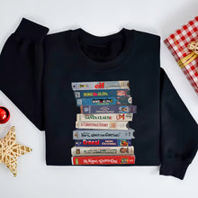 Load image into Gallery viewer, Festive Movie Lover's Christmas Sweatshirt Shirts PopCulturePrints