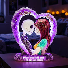 Load image into Gallery viewer, Romantic Skeleton Couple Light Box - Personalized Gift for Couples Light Box PopCulturePrints