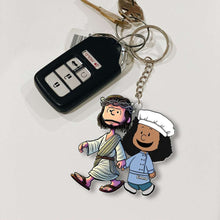 Load image into Gallery viewer, Custom Christian Keychain: Personalized Gift for Faith & Friendship Keychains PopCulturePrints