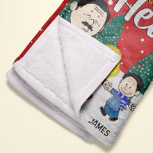 Load image into Gallery viewer, Personalized Football Lover's Suncatcher Ornament Blanket PopCulturePrints