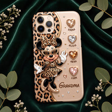 Load image into Gallery viewer, Leopard Fancy Nana Phone Case - A Unique Personalized Gift for Grandma Phone Case PopCulturePrints