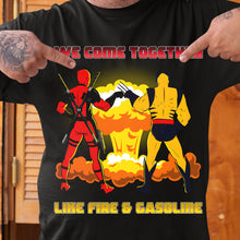 Load image into Gallery viewer, Personalized Jeep Couple Keychain Shirts PopCulturePrints