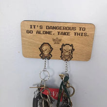 Load image into Gallery viewer, Personalized Geek Key Holder - Retro Gaming Inspiration Keychains PopCulturePrints