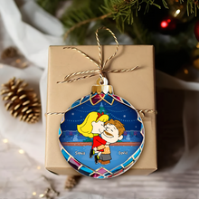 Load image into Gallery viewer, Custom Cartoon Couple Christmas Ornament - Personalized Holiday Gift for Valentine's Day Gifts Ornament PopCulturePrints