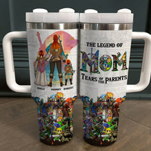 Load image into Gallery viewer, The Legend of Mom: Tears of the Parents - Personalized Tumbler for Adventure Game Lovers Tumbler Cup PopCulturePrints
