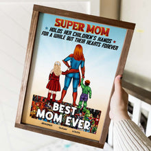 Load image into Gallery viewer, Personalized Super Mom Canvas Print - Custom Gifts for Mother's Day Poster & Canvas PopCulturePrints