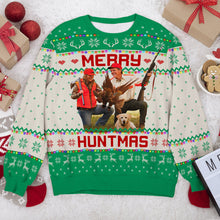 Load image into Gallery viewer, Personalized Ugly Christmas Sweater for Hunting Enthusiasts AOP Products PopCulturePrints