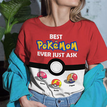 Load image into Gallery viewer, Personalized Best PokeMom 3D Shirt - Custom Mother's Day Gift AOP Products PopCulturePrints