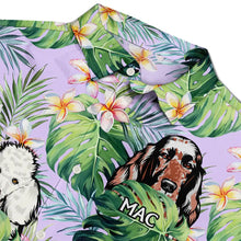 Load image into Gallery viewer, Call Me Dog Dad - Personalized Hawaiian Shirt for Dog Lovers Hawaiian Shirt PopCulturePrints