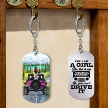 Load image into Gallery viewer, Personalized Jeep Lover Keychain Set - Fun and Stylish Designs Keychains PopCulturePrints