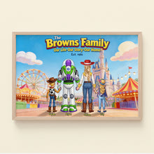 Load image into Gallery viewer, Family Adventure Canvas - A Personalized Journey for Your Loved Ones