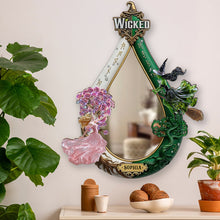 Load image into Gallery viewer, Wickedly Enchanted Flight Mirror - Personalize Your Gift for Musical Fans Mirror PopCulturePrints
