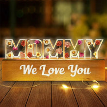 Load image into Gallery viewer, Mommy, We Love You - Personalized LED Light Gift for Mom & Grandma Custom Shaped LED Light PopCulturePrints