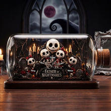 Load image into Gallery viewer, “Embrace the Spooky Spirit, Perfect for Halloween!” - Spooky Dad And Kids Acrylic Plaque - Personalized Gift for Dads, Grandpas, and More Shaped Plaques PopCulturePrints
