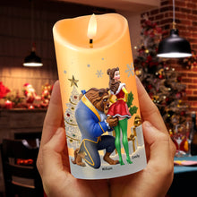 Load image into Gallery viewer, Celebrate Family Joy with Festive Love - Personalized Christmas Ornament Led Candle PopCulturePrints