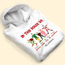 Load image into Gallery viewer, Personalized Christmas Movie Family Shirt Shirts PopCulturePrints