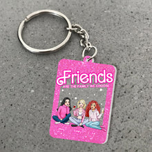 Load image into Gallery viewer, Personalized Best Friend Keychain - Friends Are the Family We Choose Keychains PopCulturePrints