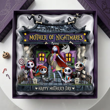Load image into Gallery viewer, “Celebrate the Spooky Side of Motherhood!” - Custom Spooky Mom And Kids Acrylic Plaque - Unique Gift for Mom, Grandma, and More Shaped Plaques PopCulturePrints