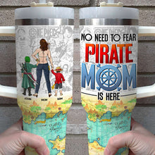 Load image into Gallery viewer, Personalized Pirate Mom Adventure Tumbler Tumbler Cup PopCulturePrints