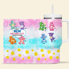 Load image into Gallery viewer, Customizable Tumbler for Moms - 'Caring Bears' Design Tumbler Cup PopCulturePrints