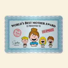 Load image into Gallery viewer, Personalized World's Best Mother Aluminum Wallet Card Wallet Card PopCulturePrints