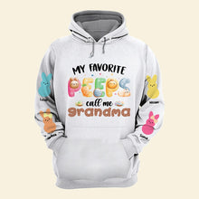 Load image into Gallery viewer, Custom Grandma 3D Shirt - My Favorite Peeps Call Me Grandma AOP Products PopCulturePrints