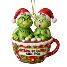 Load image into Gallery viewer, Growing Old Together - Personalized Hot Chocolate Cup Ornament for Couples Ornament PopCulturePrints