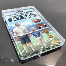 Load image into Gallery viewer, I Scored a Touchdown When I Got You As My Dad - Personalized Custom Acrylic Plaque Gift for Dads and Grandpas Acrylic Plaque PopCulturePrints