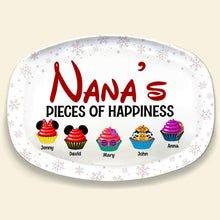 Load image into Gallery viewer, Personalized Nana’s Happiness Resin Plate - Christmas Gift for Family Resin Plate PopCulturePrints