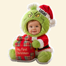 Load image into Gallery viewer, Baby First Christmas Lovely Mischief Pillow - Custom Photo Christmas Gifts For Kids 02pgtn141026 Pillow PopCulturePrints