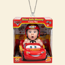 Load image into Gallery viewer, Drive Safe Mommy, I Love You - Custom Photo Car Ornament for Mom and Grandma Ornament PopCulturePrints