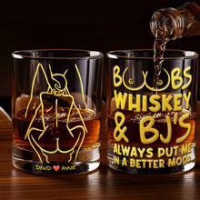 Load image into Gallery viewer, Cheers to Love: Couple's Best Mood Round Glass - Custom Gifts for Couples Glass PopCulturePrints