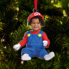 Load image into Gallery viewer, Personalized Kids' Christmas Tree Ornaments - Custom Photo Design Ornament PopCulturePrints