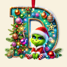 Load image into Gallery viewer, Personalized Christmas Ornament for Movie Fans: Alphabet Letter 'B' Ornament PopCulturePrints