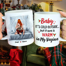 Load image into Gallery viewer, Personalized Cozy Couple Christmas Mug - Fun and Festive Valentine's Day Gifts Coffee Mug PopCulturePrints