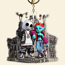 Load image into Gallery viewer, Custom Couple Keychain - Unique Valentine's Day Gifts for Fans of Popular Culture Keychains PopCulturePrints