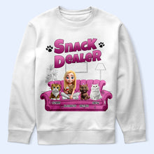 Load image into Gallery viewer, “Unleash the Joy of Catnip!” - Personalized Catnip Dealer T-Shirt - Custom Gift for Cat Lovers and Moms T-shirt PopCulturePrints