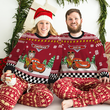 Load image into Gallery viewer, Personalized Family Photo Ugly Sweater - Fun Car Design AOP Products PopCulturePrints