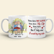 Load image into Gallery viewer, Personalized Cartoon Couple Mug | Unique Valentine's Day Gifts for Partners Coffee Mug PopCulturePrints
