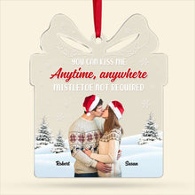 Load image into Gallery viewer, Custom Photo Couple Christmas Ornament - Festive Acrylic Keepsake Ornament PopCulturePrints