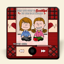 Load image into Gallery viewer, Personalized Music Fridge Magnet for Couples - Our Love Story Fridge Magnet PopCulturePrints