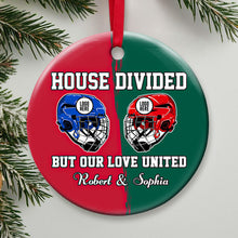 Load image into Gallery viewer, Personalized Ice Hockey Lovers Christmas Ornament for Couples - Valentine's Day Gifts Ornament PopCulturePrints