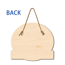 Load image into Gallery viewer, “Relax & Enjoy at Poolside Paradise” - Personalized Custom Shaped Wood Sign - Perfect Gift for Couples, Friends, and Family Wood Shaped Sign PopCulturePrints